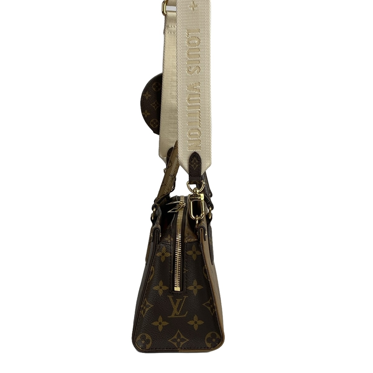 PRE-OWNED LV On The Go EW Monogram Reverse Crossbody Bag