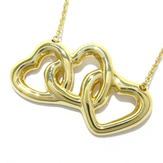 TIFFANY&CO - Triple Open Heart Necklace 18K Yellow Gold