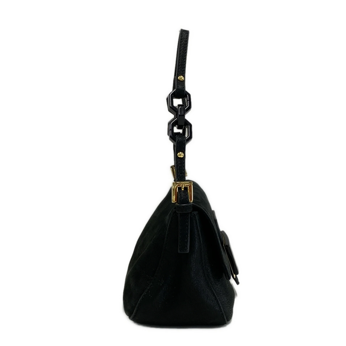 FENDI - Mama Bucket Black Leather Shoulder Bag