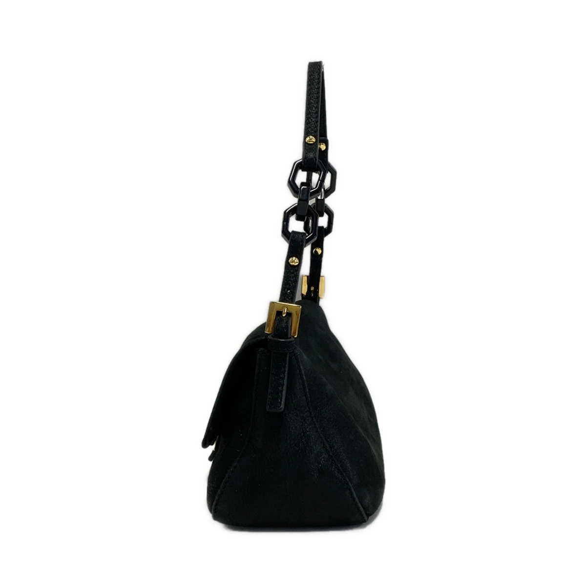 FENDI - Mama Bucket Black Leather Shoulder Bag