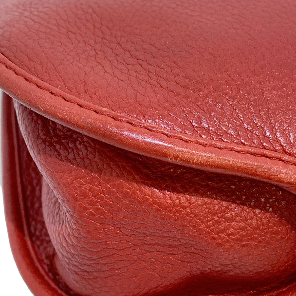 DIOR - 61 Shoulder Bag Red Leather