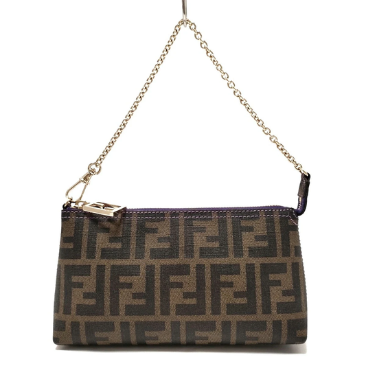 FENDI - Zucca Brown Black PVC Handbag