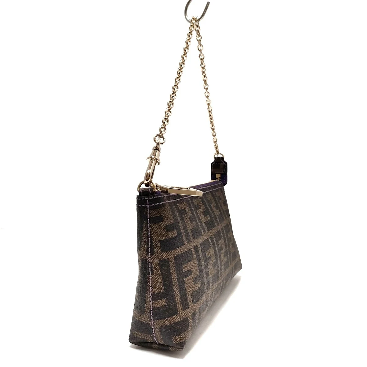 FENDI - Zucca Brown Black PVC Handbag