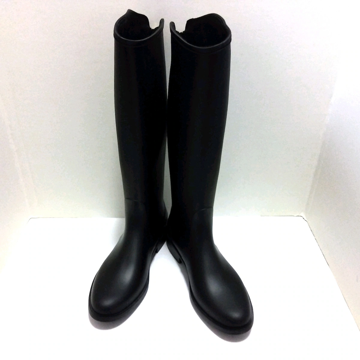 PRE-OWNED SF Black Rubber Ruben Women's Boots