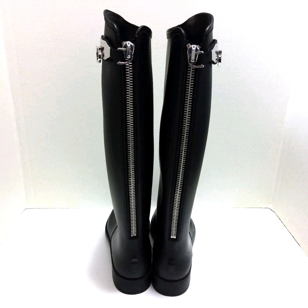 PRE-OWNED SF Black Rubber Ruben Women's Boots