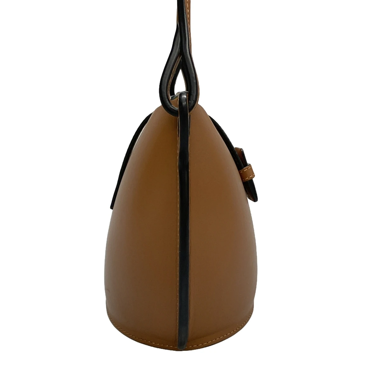 LOEWE - Mold Bucket Brown Leather Crossbody Bag