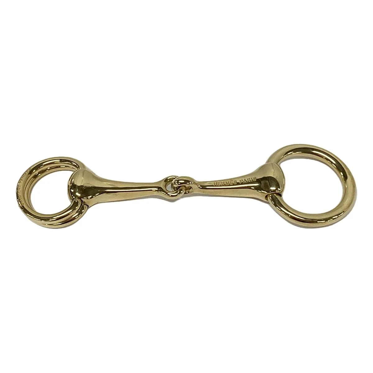 PRE-OWNED Mors Scarf Ring Gold Hardware