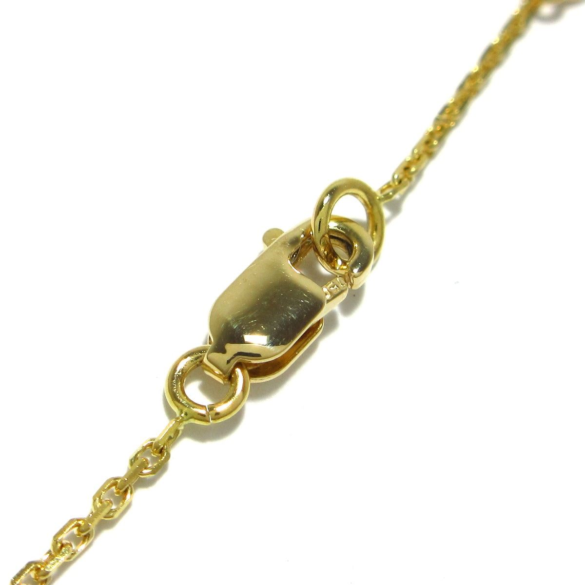VAN CLEEF - Sweet Alhambra Necklace 18K Yellow Gold Mother of Pearl