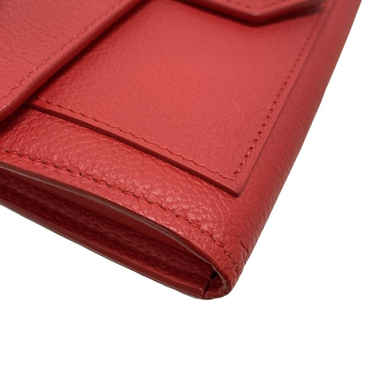 PRE-OWNED LV Portefeuille Lockme Ruby Soft Calf Leather Long Wallet