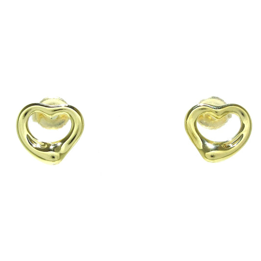 TIFFANY&CO - Open Heart Earrings 18K Yellow Gold