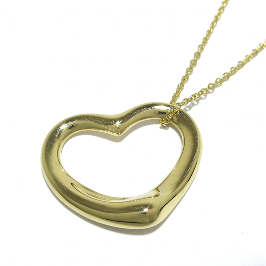 PRE-OWNED  Open Heart Necklace 18K Yellow Gold