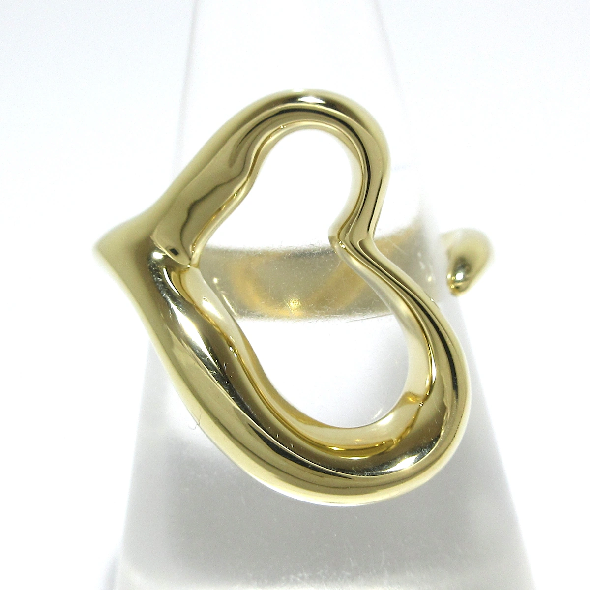 PRE-OWNED Open Heart Ring 18K Yellow Gold