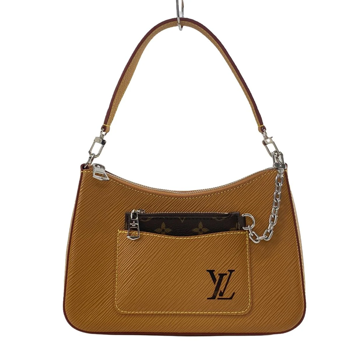 PRE-OWNED LV Gold Miel Marelle Epi Shoulder Bag