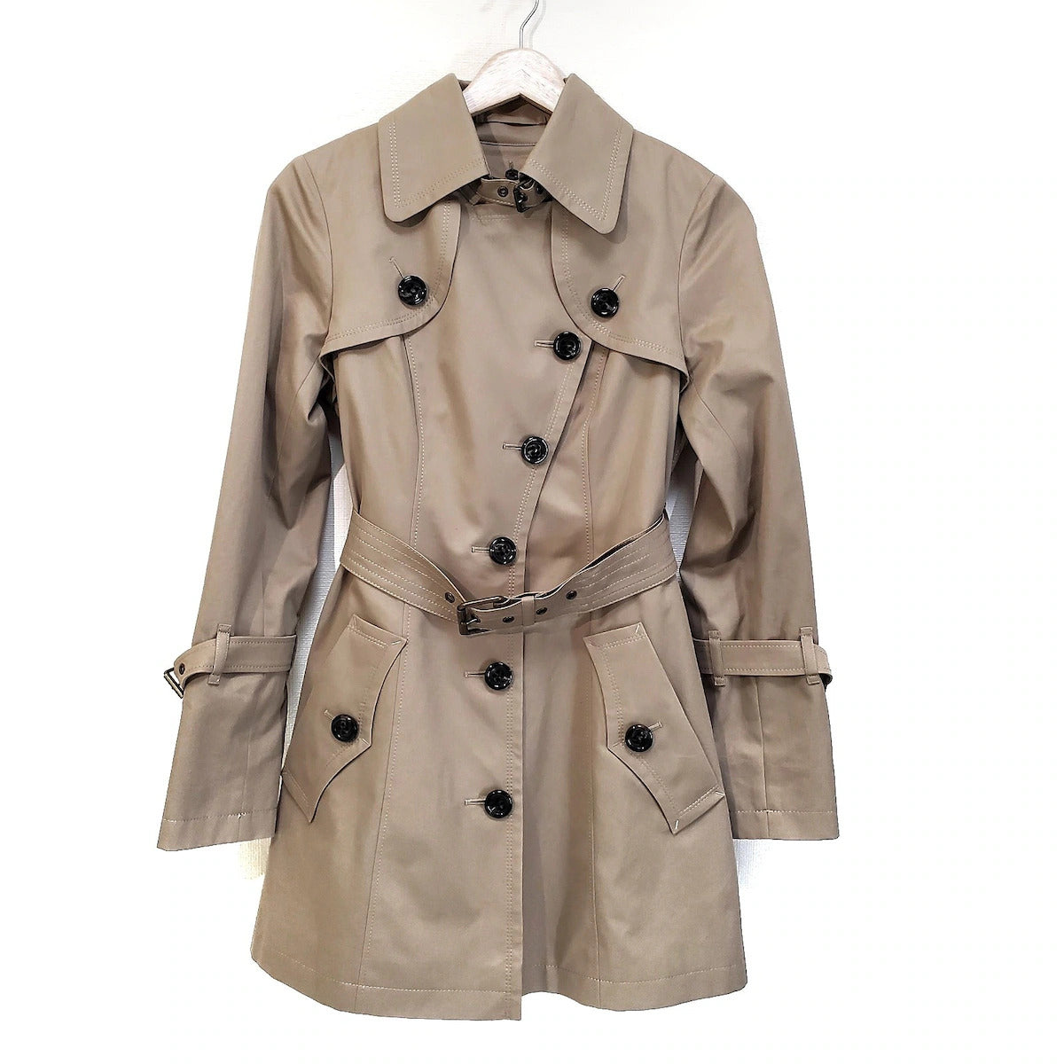 PRE-OWNED Blue Label Dark Beige Women's Coat