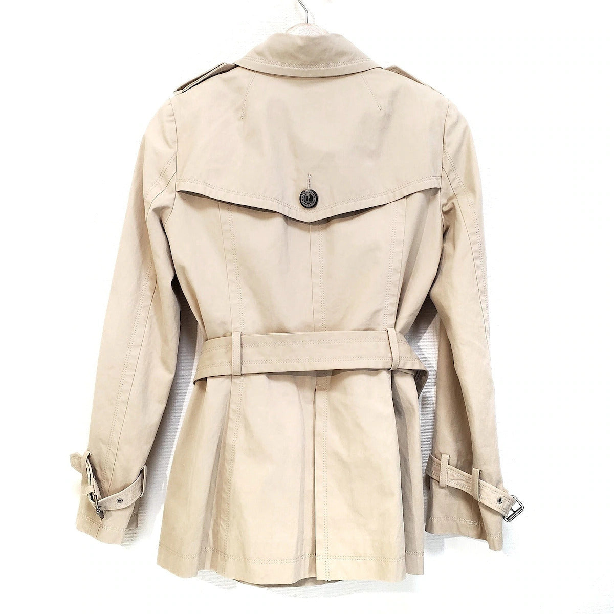 PRE-OWNED Blue Label Beige Women's Coat