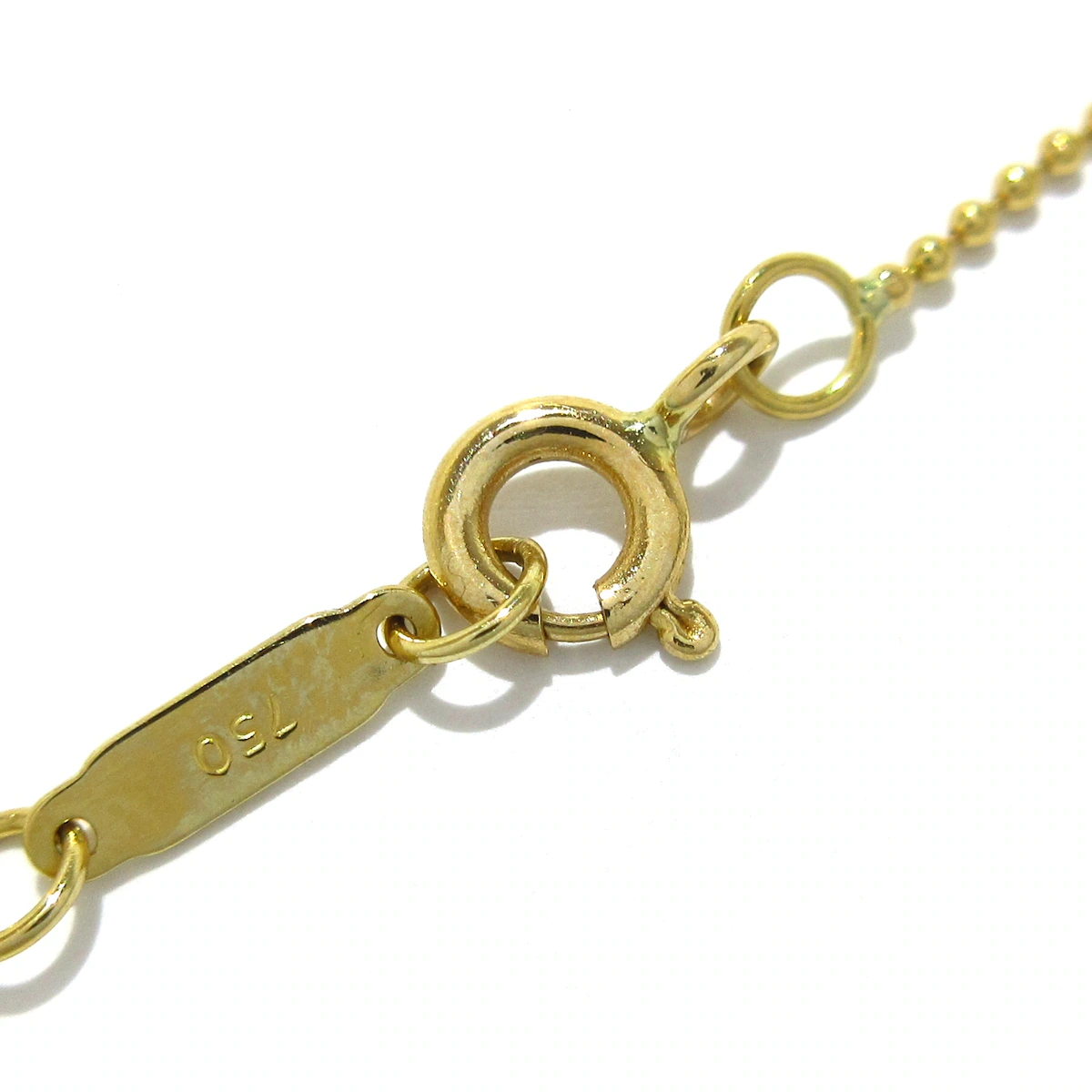 PRE-OWNED Twisted heart key 18K Yellow Gold Necklace
