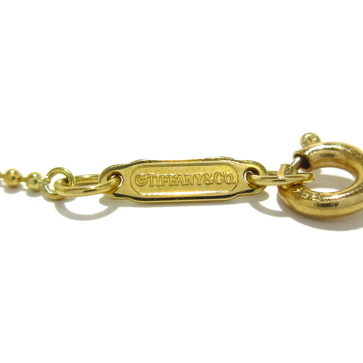 PRE-OWNED Twisted heart key 18K Yellow Gold Necklace