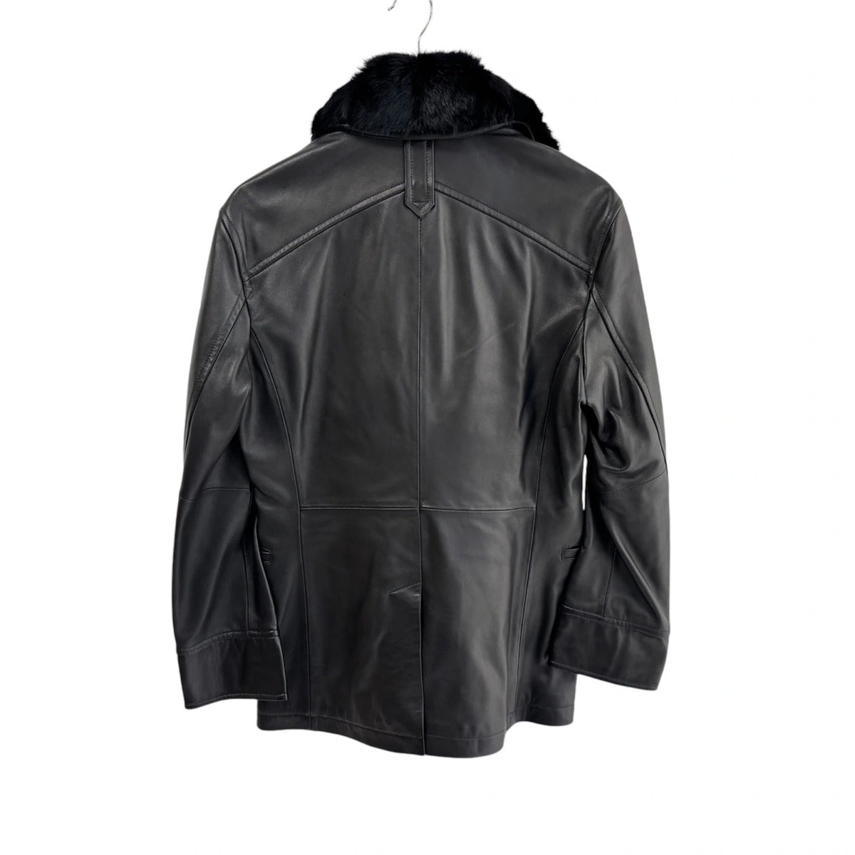 PRE-OWNED Black Label Leather Jacket