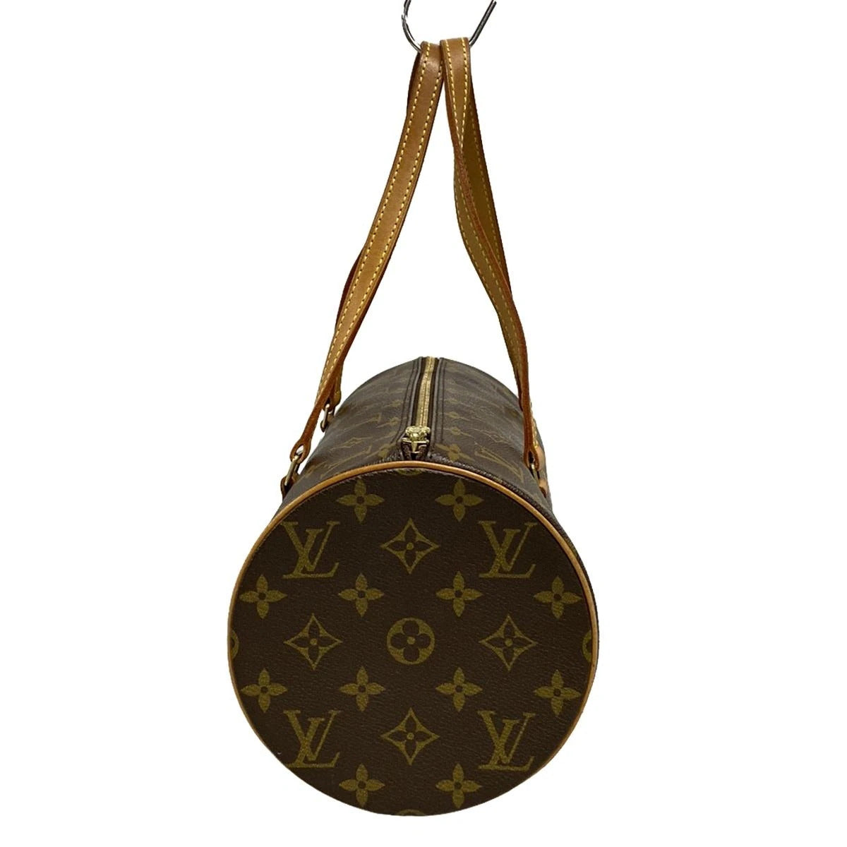 PRE-OWNED LV Papillon 30 Monogram Canvas Shoulder Bag