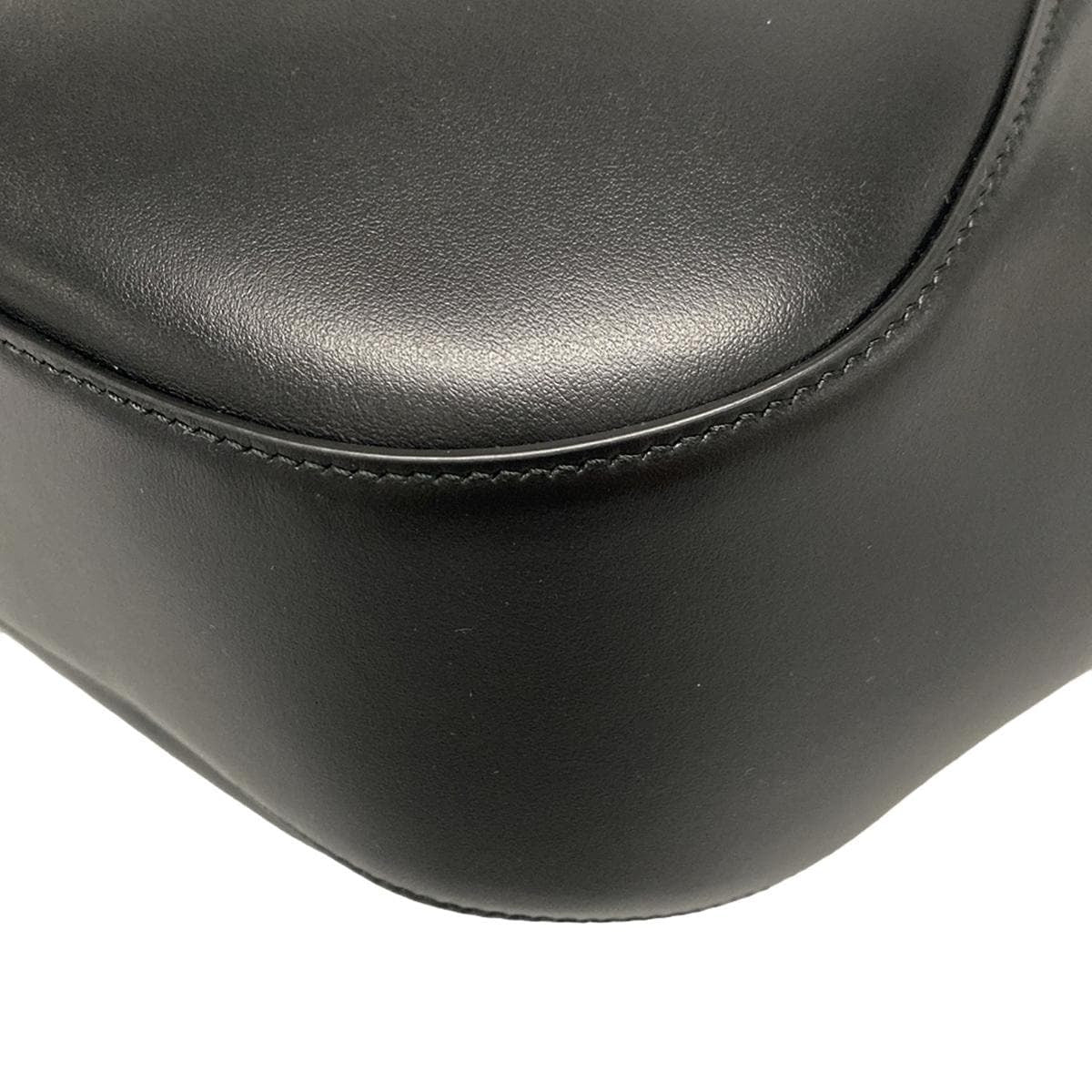 PRE-OWNED Black Leather Medium Tote Bag