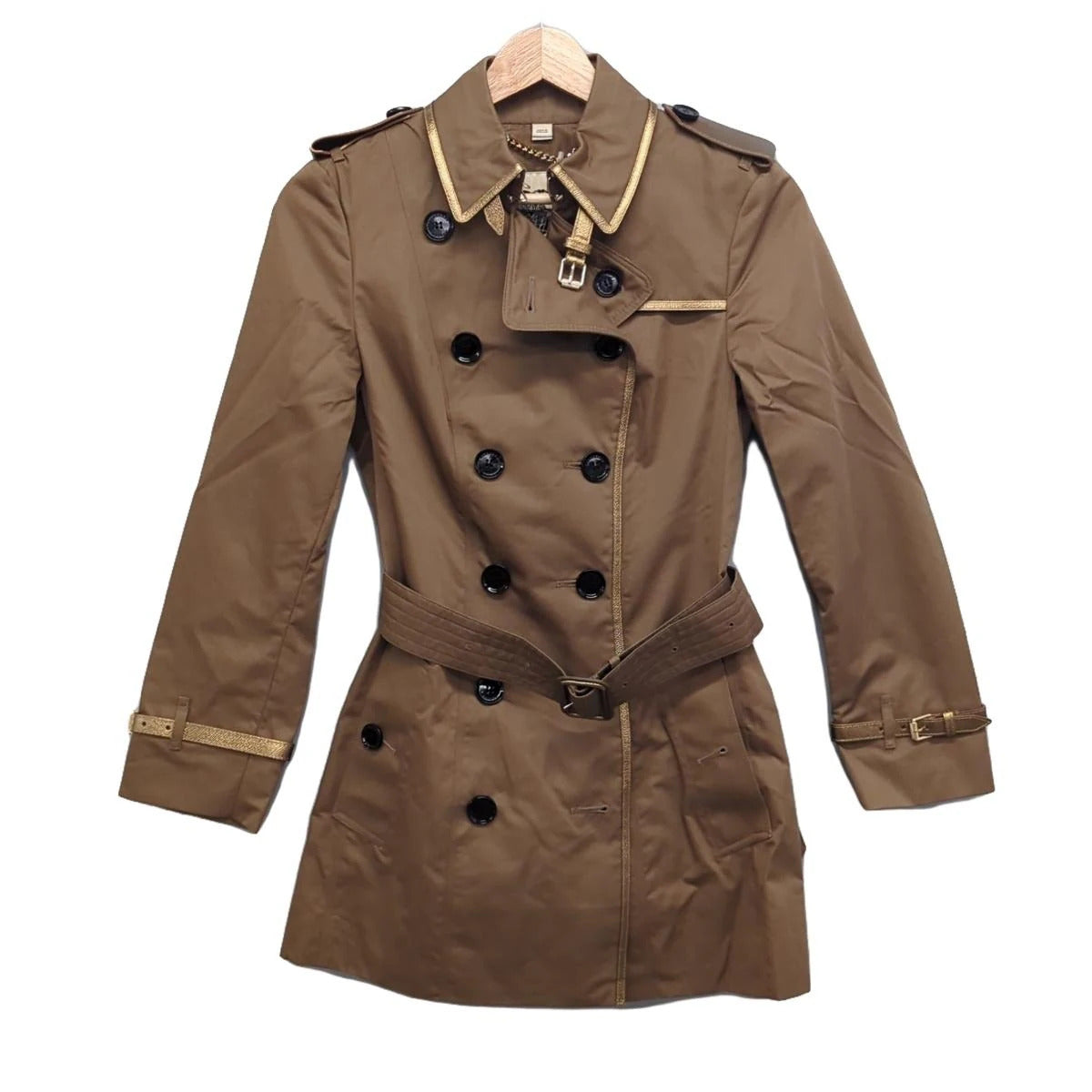 PRE-OWNED Prorsum Beige Gold Women's Coat