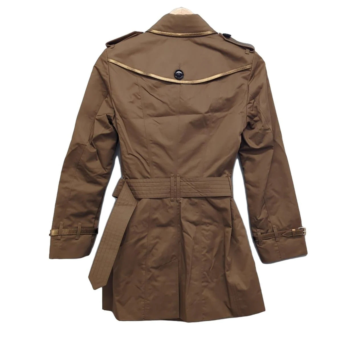 PRE-OWNED Prorsum Beige Gold Women's Coat