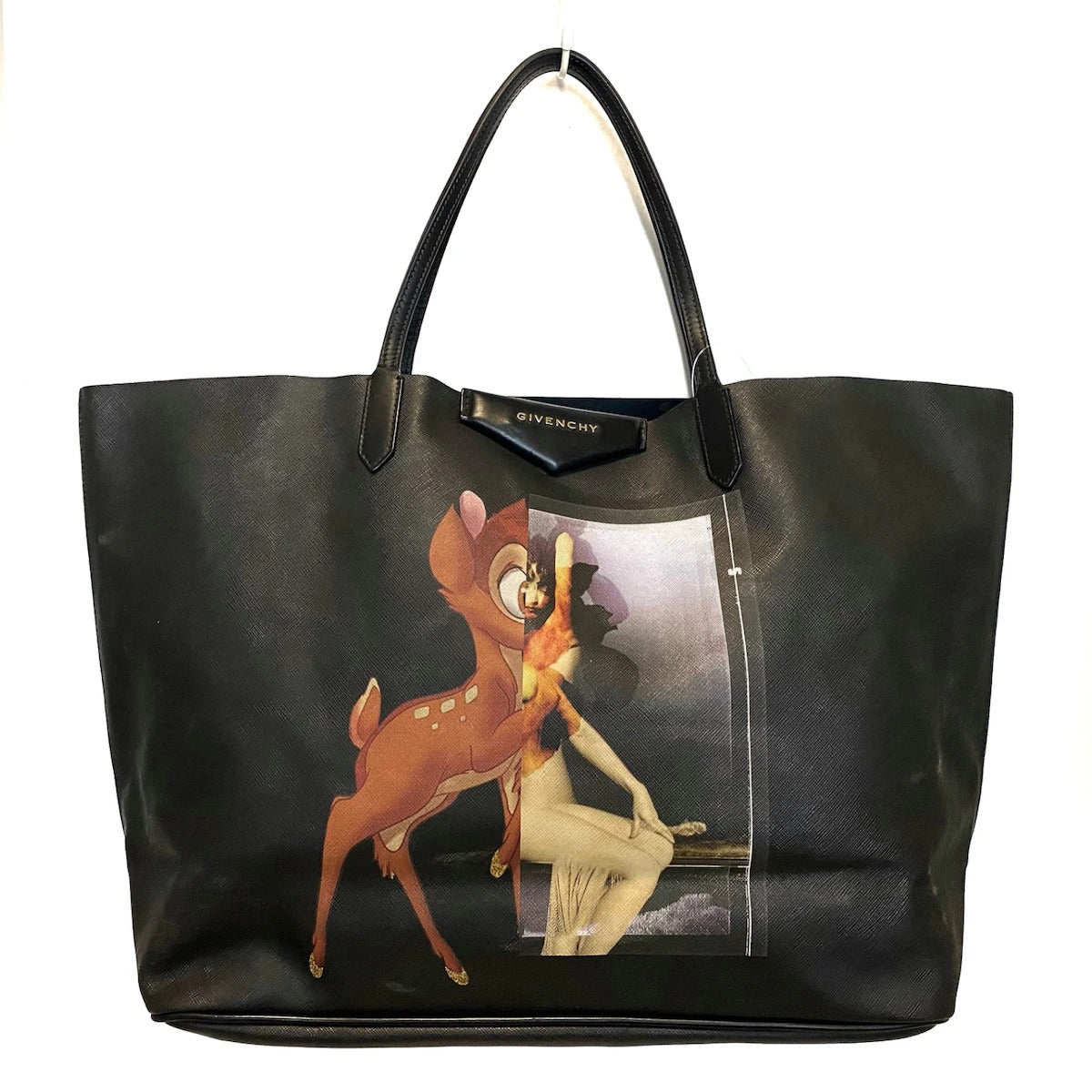 Bolso de mano Antigona de piel de PVC negra USADO