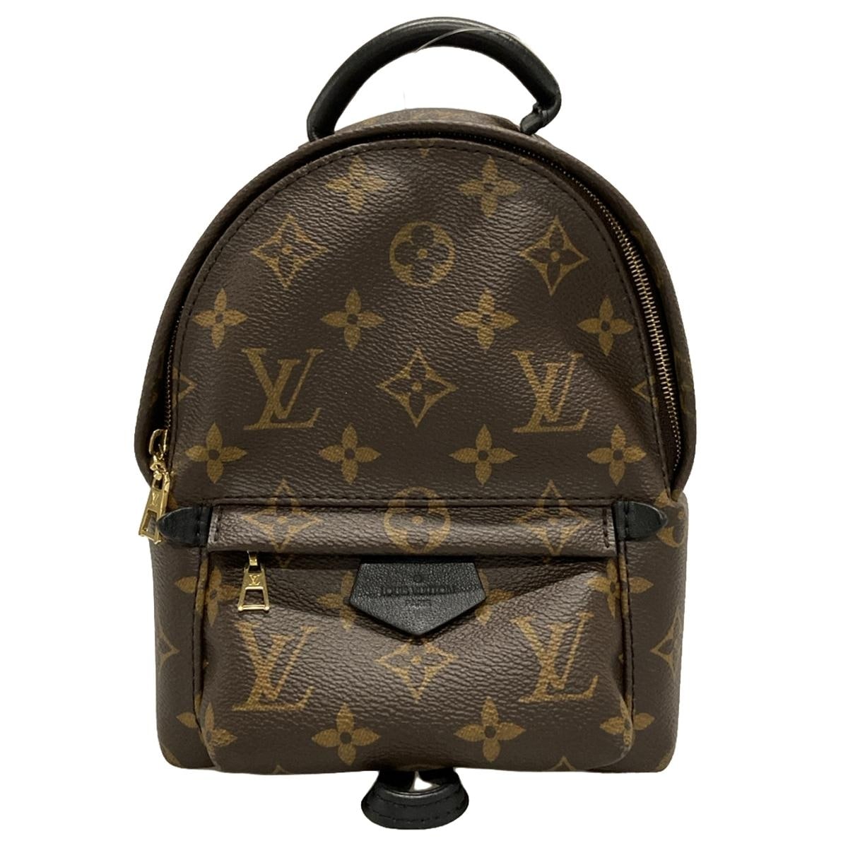 PRE-OWNED LV Monogram Canvas Palm Springs Mini Backpack