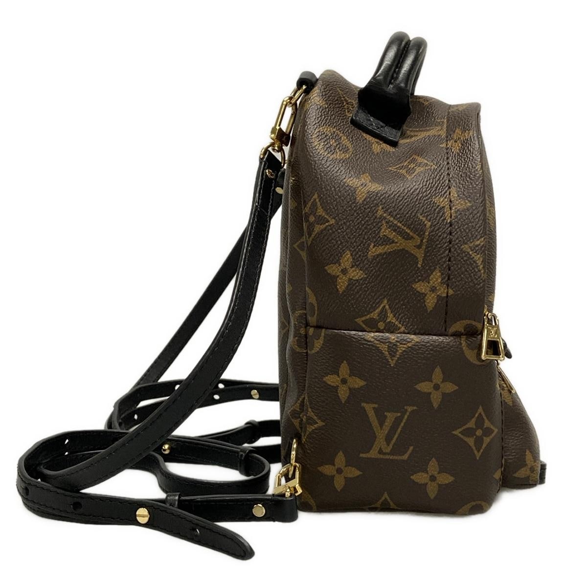 PRE-OWNED LV Monogram Canvas Palm Springs Mini Backpack