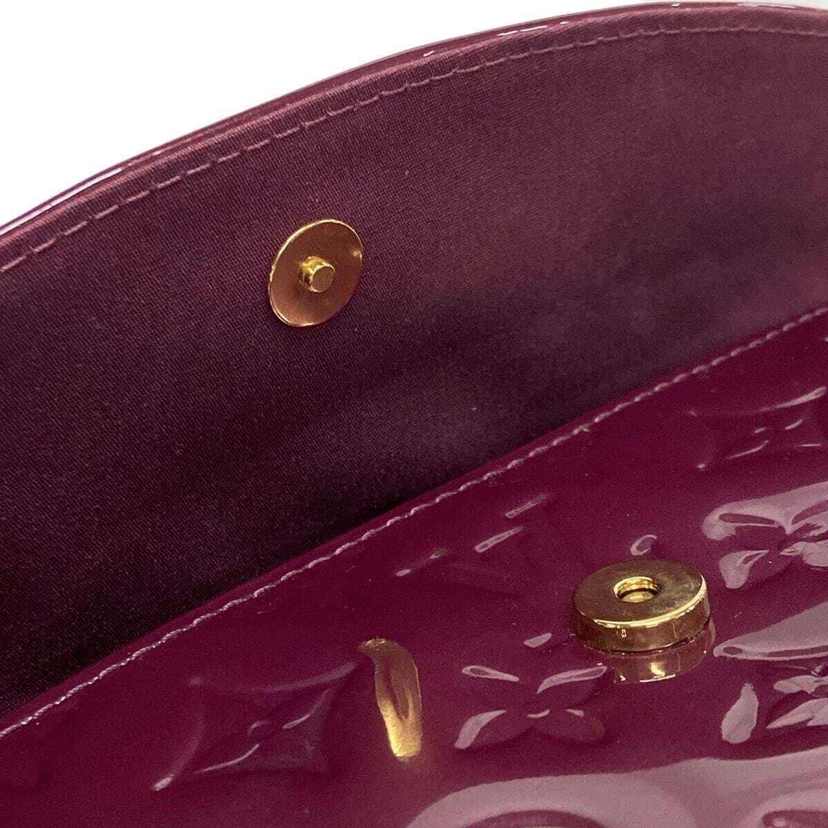 PRE-OWNED LV Sunset Boulevard Violet Monogram Vernis Shoulder Bag