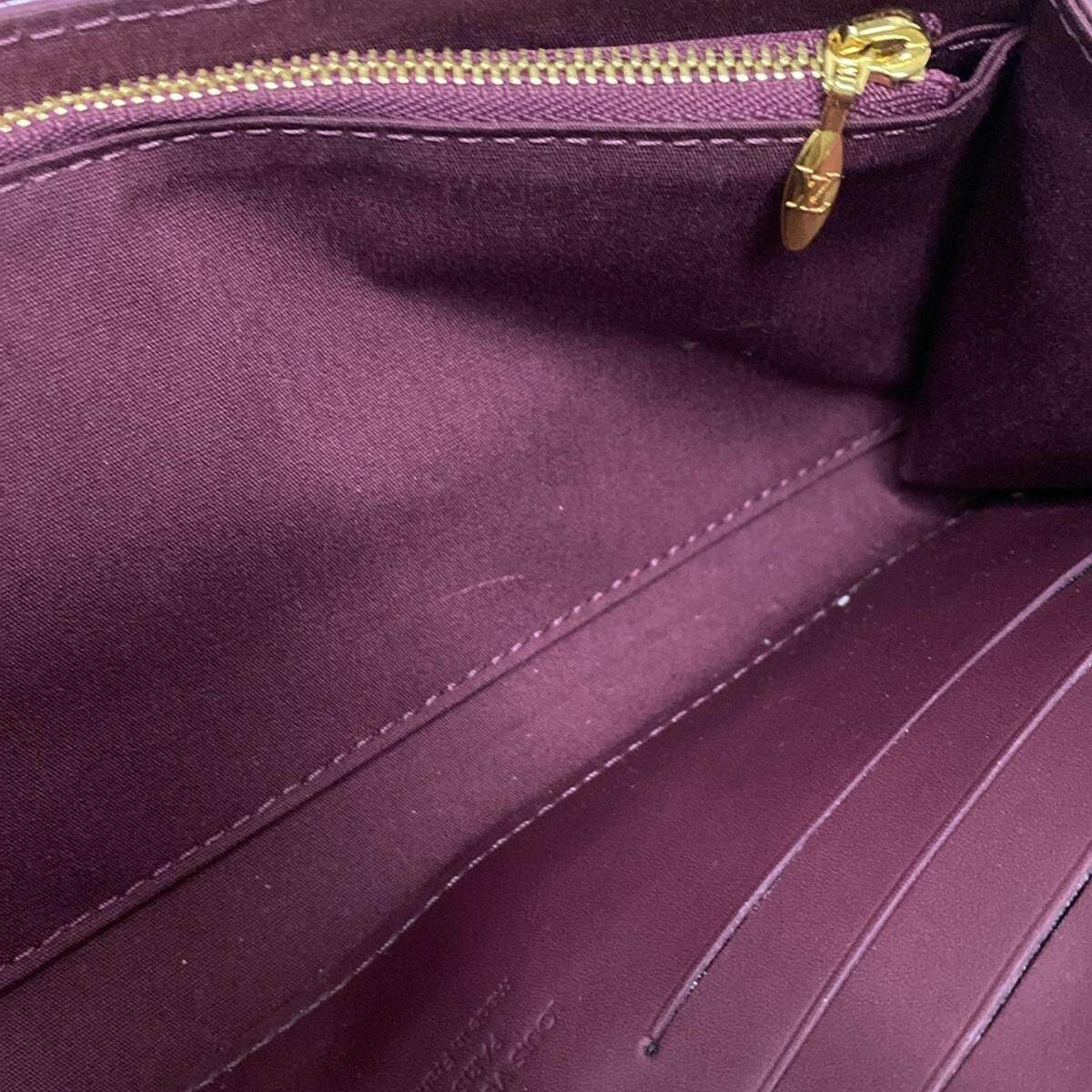 PRE-OWNED LV Sunset Boulevard Violet Monogram Vernis Shoulder Bag