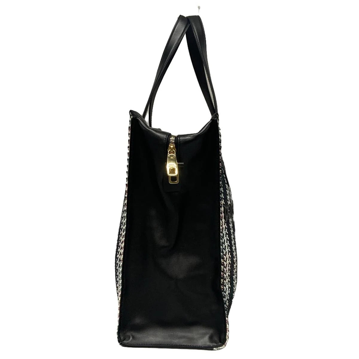 Bolso de mano de algodón y poliéster, de cuero y color verde y negro con logotipo de D&amp;G USADO