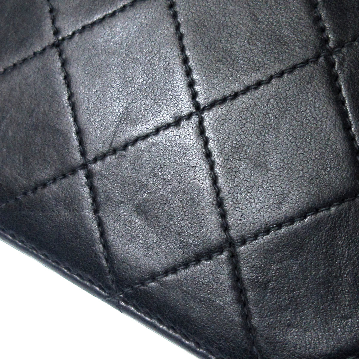 CHANEL - Mini Matelasse Shoulder Bag Black Lambskin