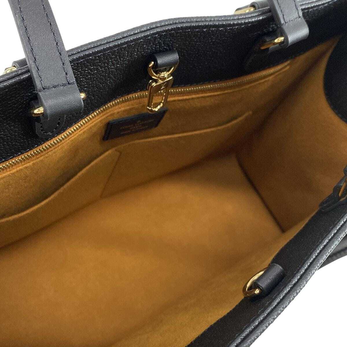 PRE-OWNED LV Onthego MM Noir Monogram Empreinte Tote Bag (PART 2)