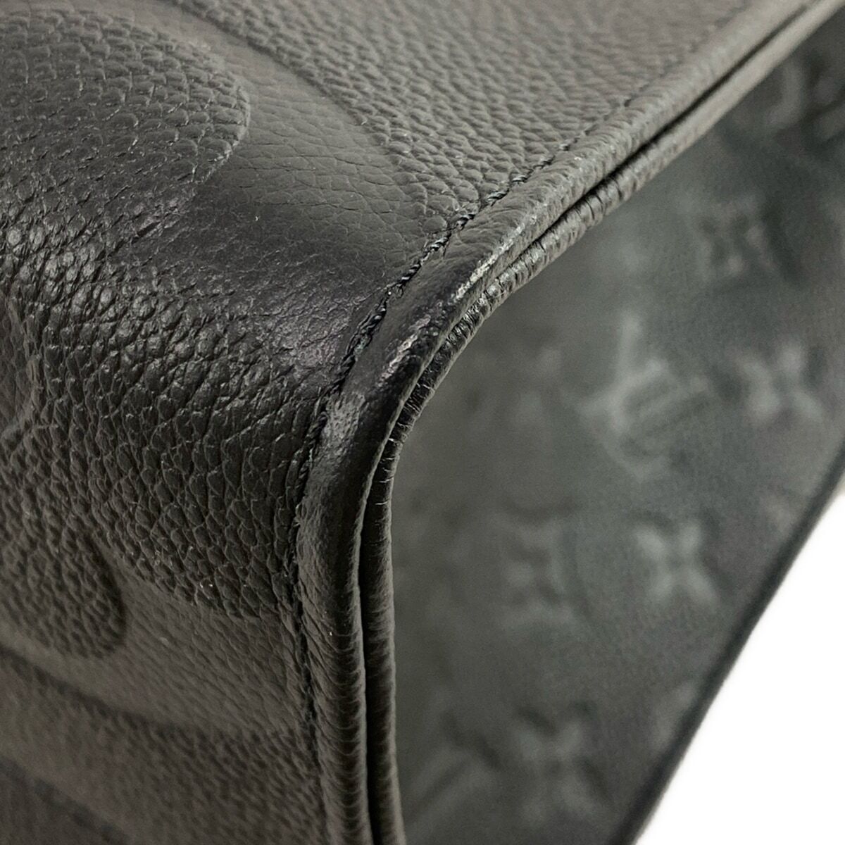 PRE-OWNED LV Onthego MM Noir Monogram Empreinte Tote Bag (PART 2)