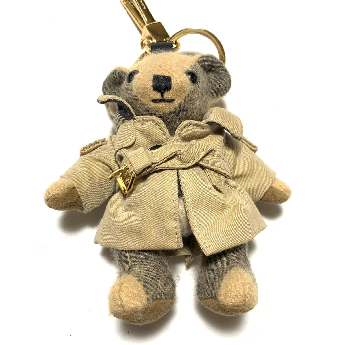 PRE-OWNED- Thomas Bear Charm in Trench Coat