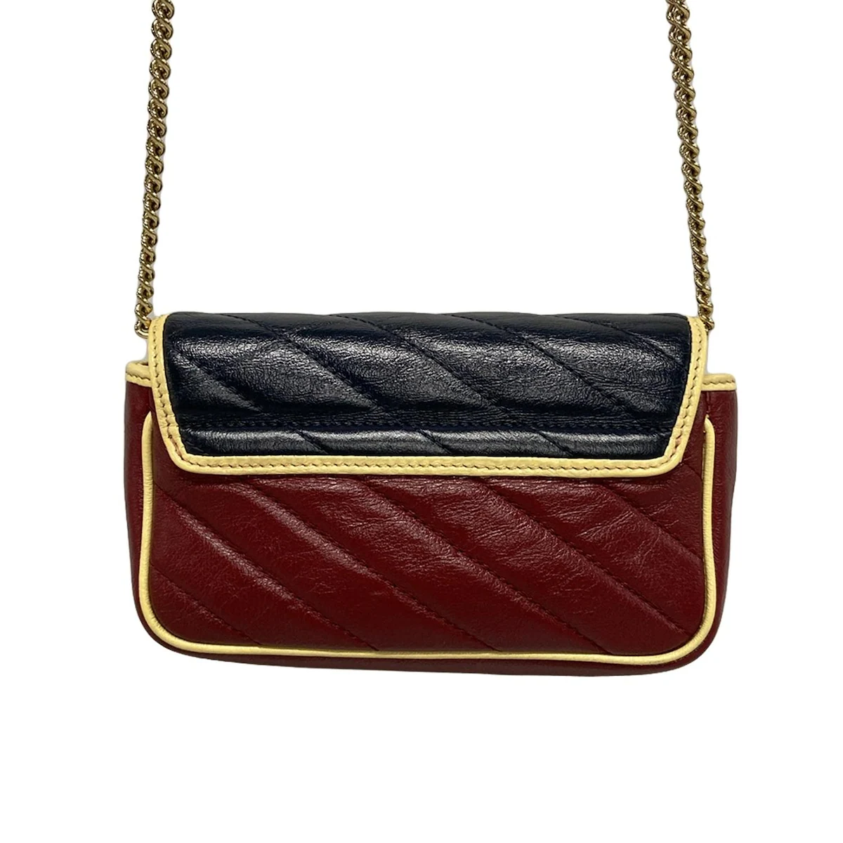 Bolso de hombro Azalea Diagonal Torchon GG Marmont Super Mini USADO