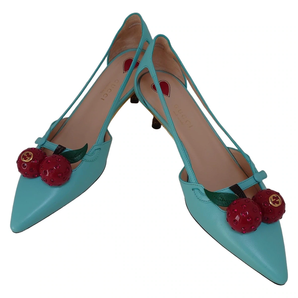 Zapatos de tacón GG Unia Cherry de segunda mano