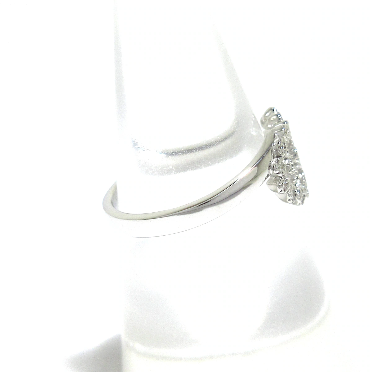 Anillo GG Running de oro blanco de 18 quilates con diamantes de segunda mano