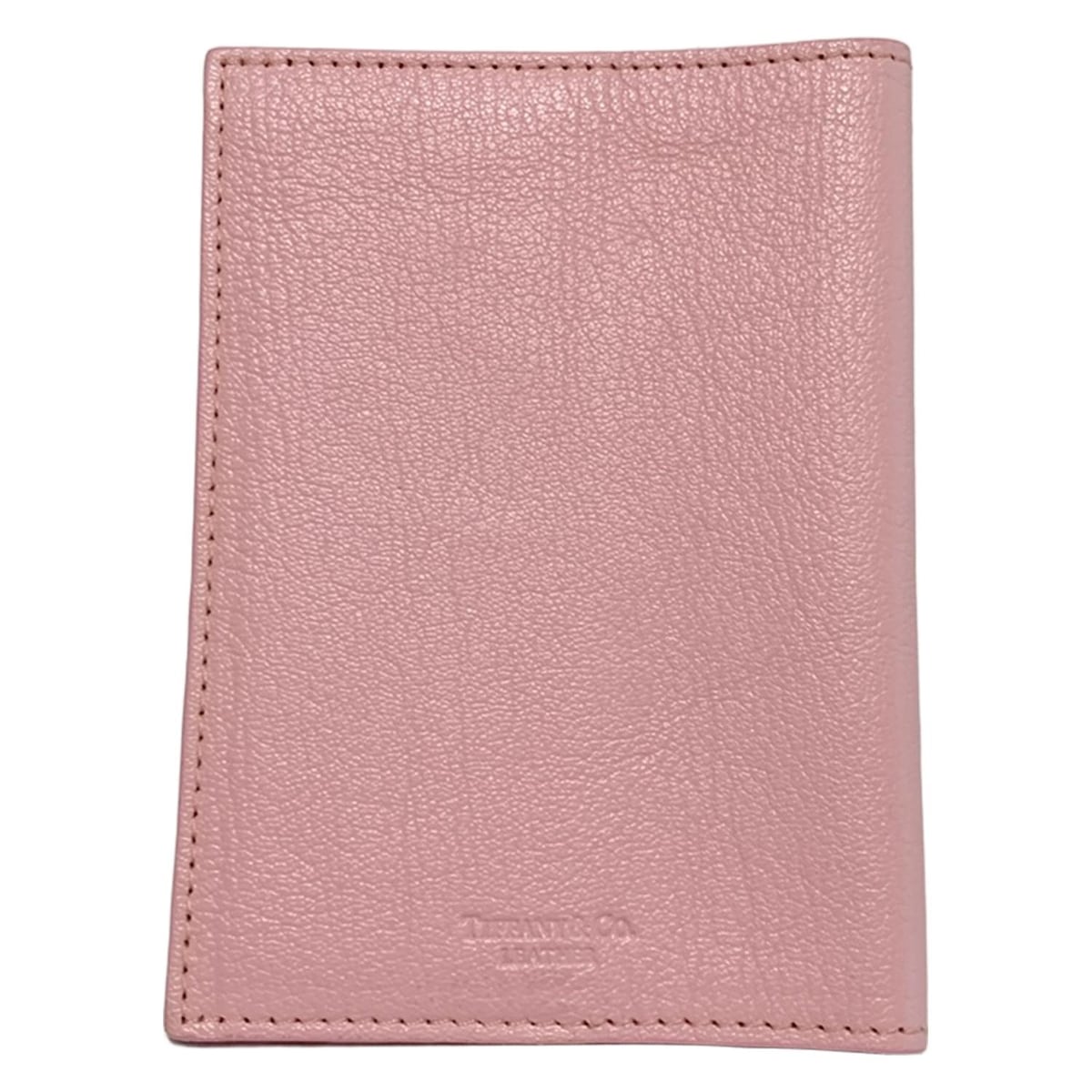 Estuche para pasaporte de cuero rosa claro USADO