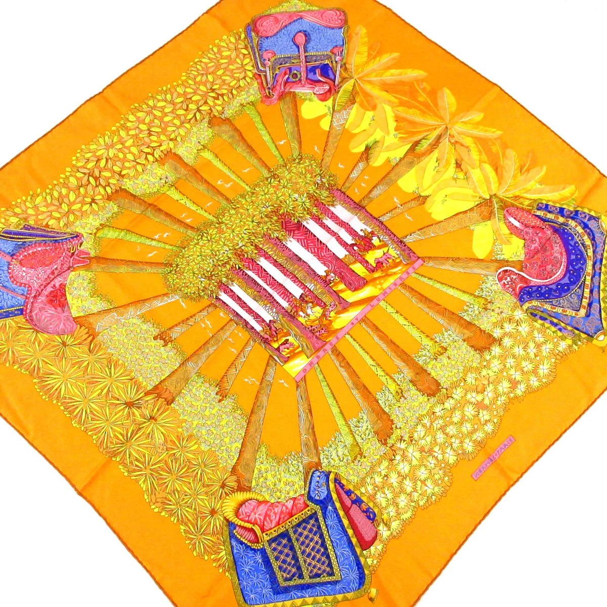 PRE-OWNED Ombres et Lumières Silk Scarf