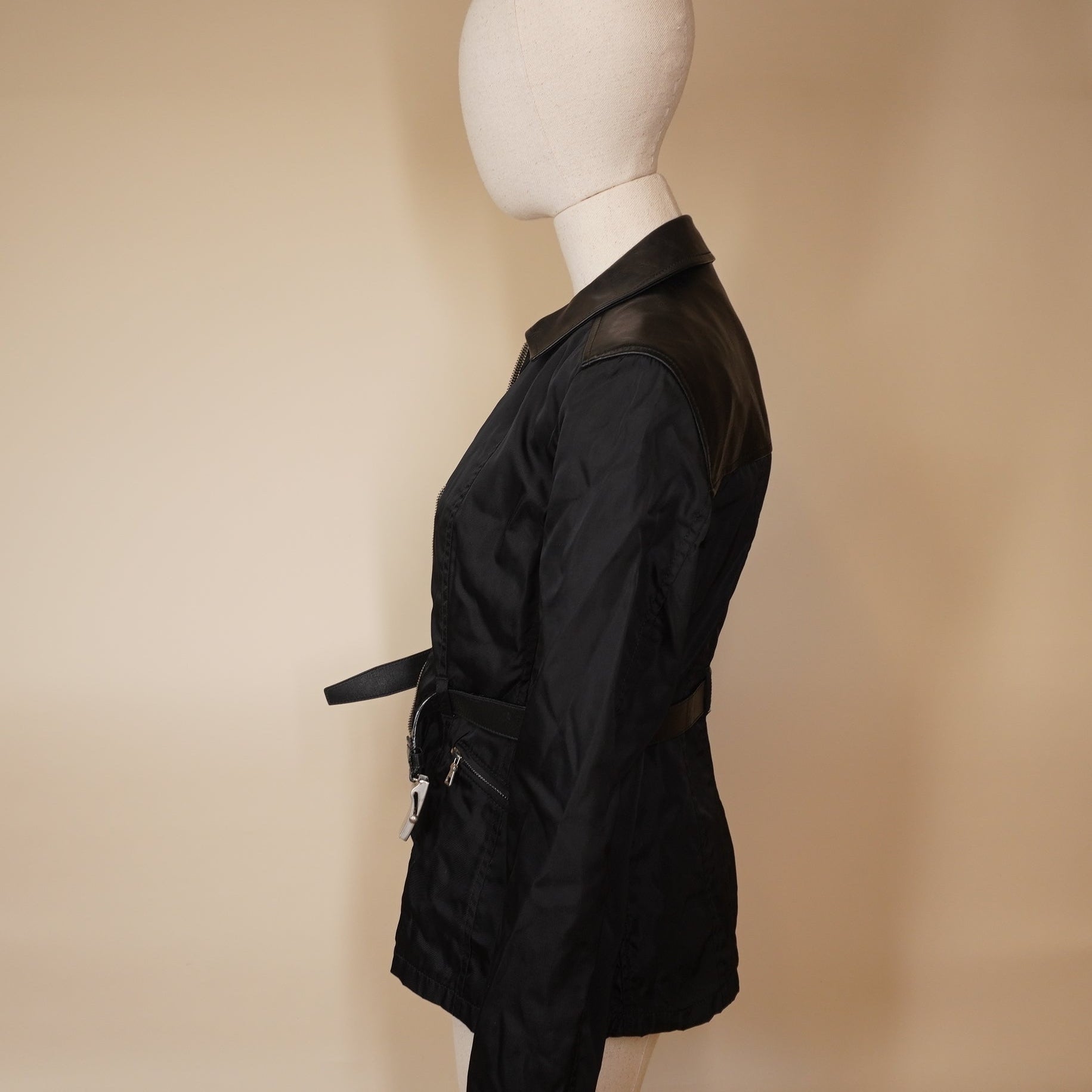 PRE-OWNED PRADA Lightweight Jacket Black Women's size S