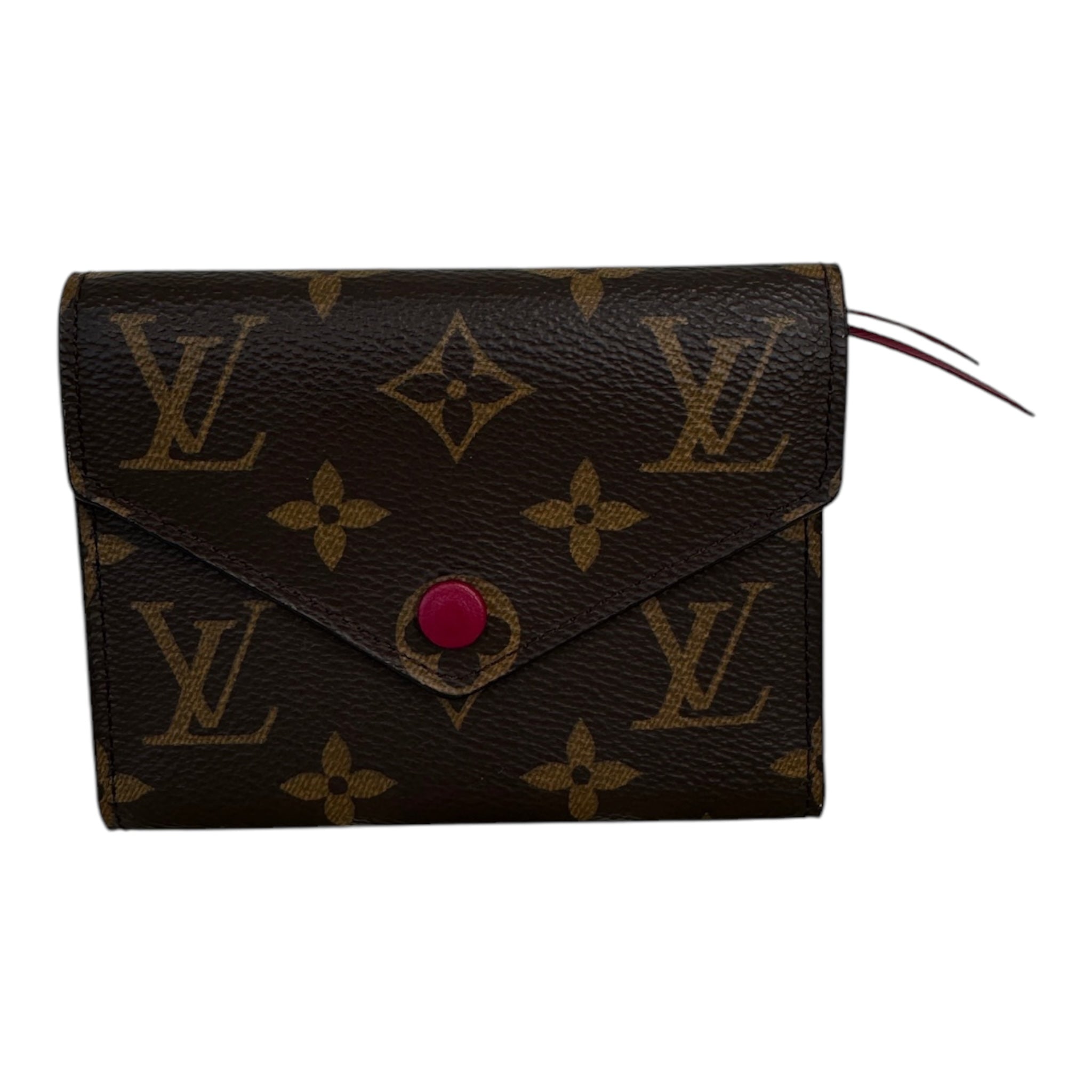 PRE-OWNED LV Monogram Canvas Portefeuille Victorine Wallet