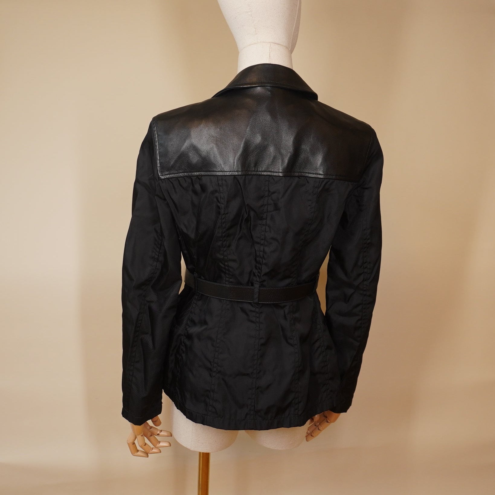 PRE-OWNED PRADA Lightweight Jacket Black Women's size S
