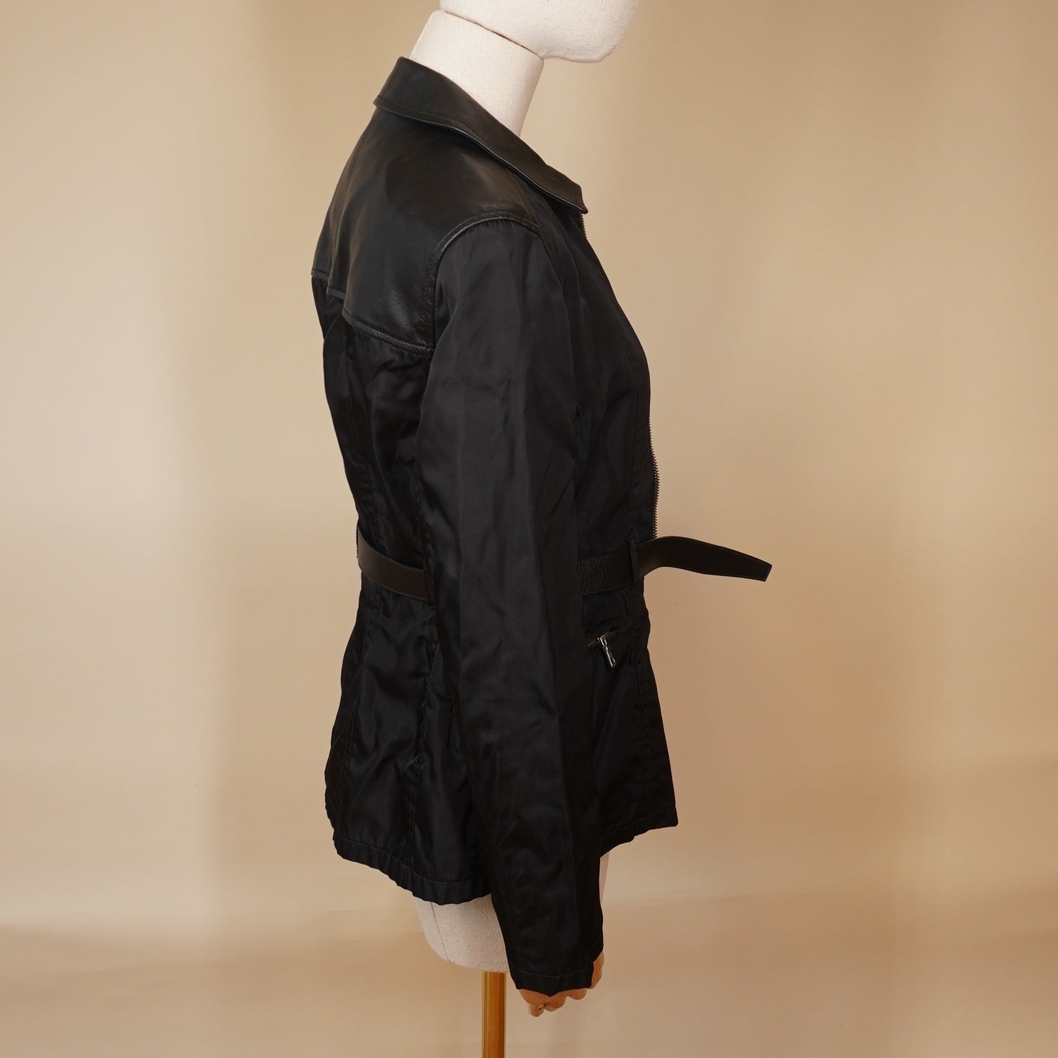 PRE-OWNED PRADA Lightweight Jacket Black Women's size S