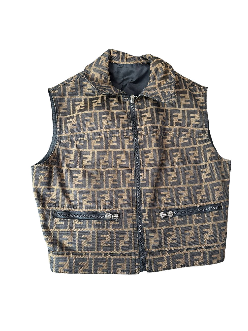 FENDI- Vintage Zucca Vest
