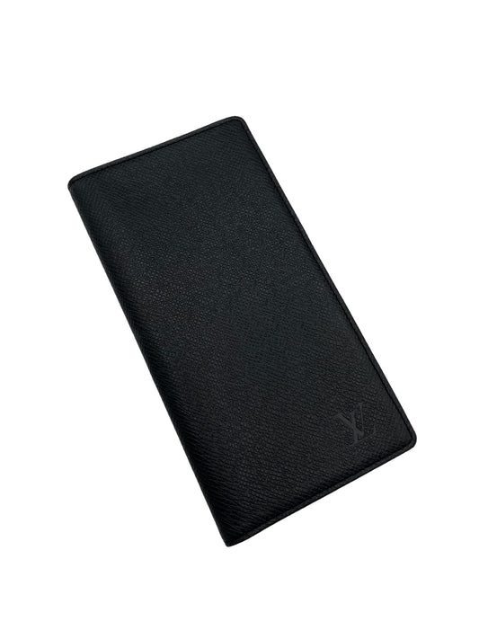 LOUIS VUITTON - Black Brazza Long Wallet