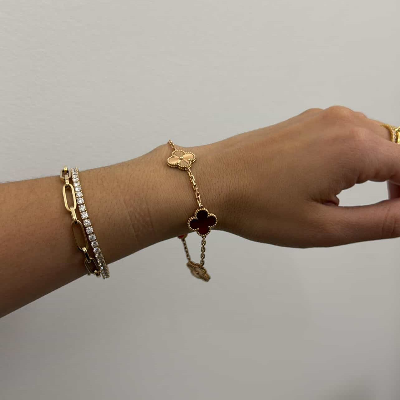 PRE-OWNED Bracelet Van Cleef 5 motive 