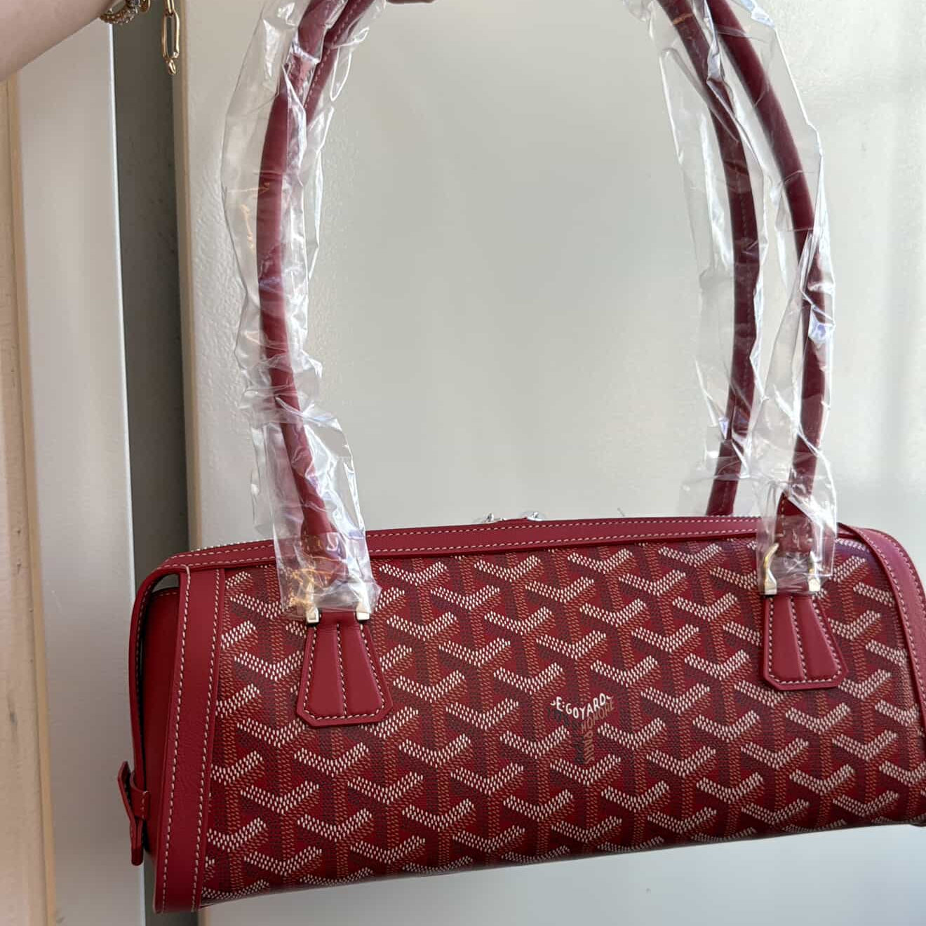 PRE-OWENED Bonbonnière Red Shoulder Bag (PART 2)