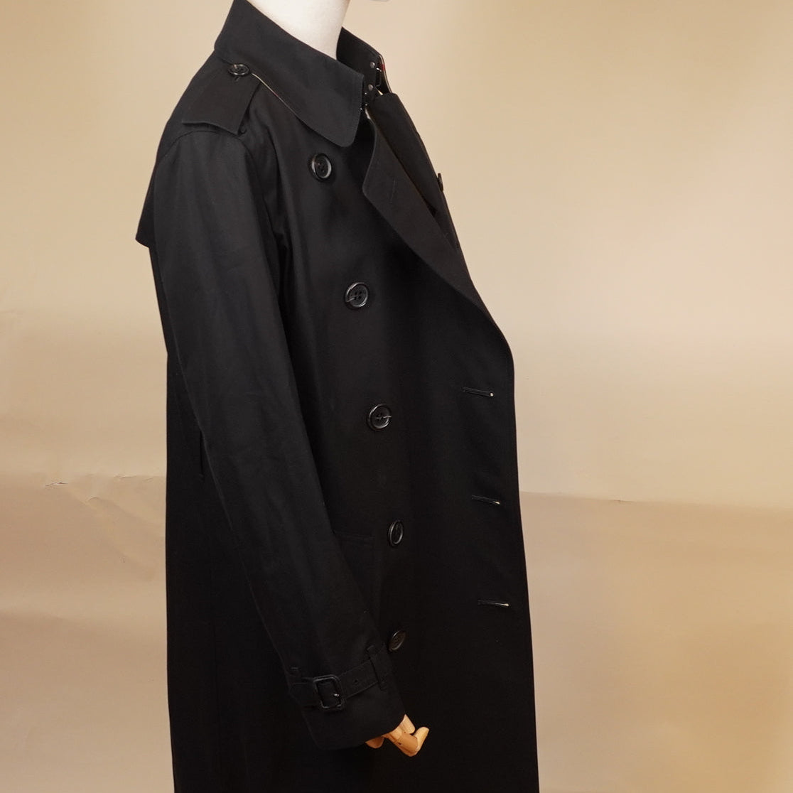 PRE-OWNED Burberry Double-Breasted Trench Coat